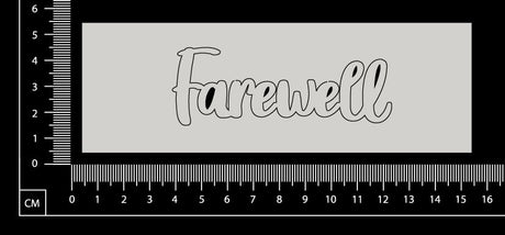 Farewell - C - White Chipboard