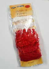 Fashion Fibres - Red & White