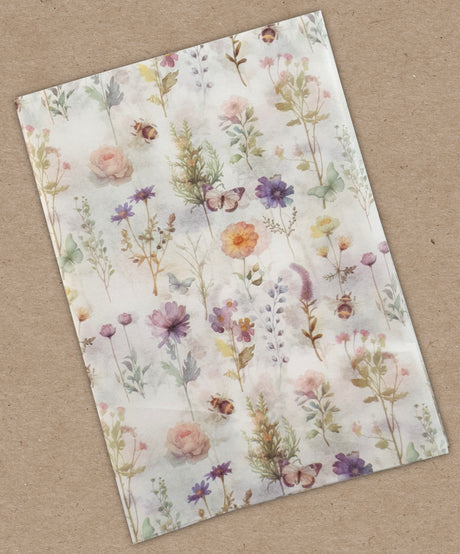 Decoupage Tissue Sheets - Spring Blooms - Set of 3 Pieces