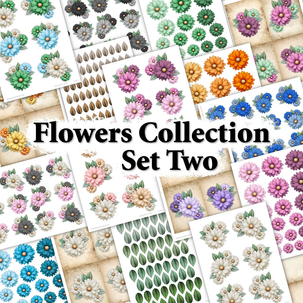 Flowers Collection Set Two - DI-10303 - Digital Download