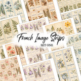 French Image Strips - Set One - DI-10345 - Digital Download
