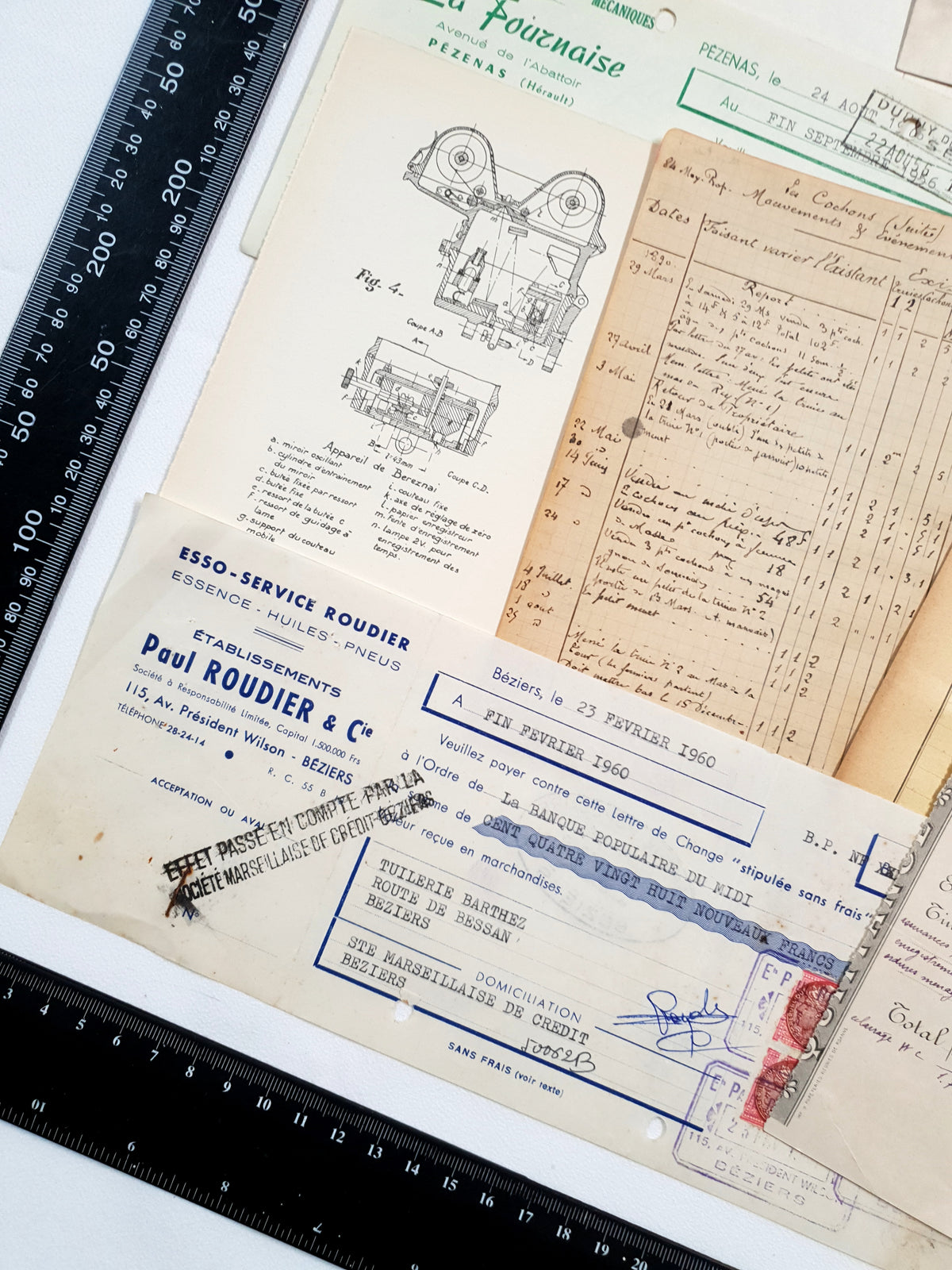 Authentic Vintage/Antique Document Pack - GA