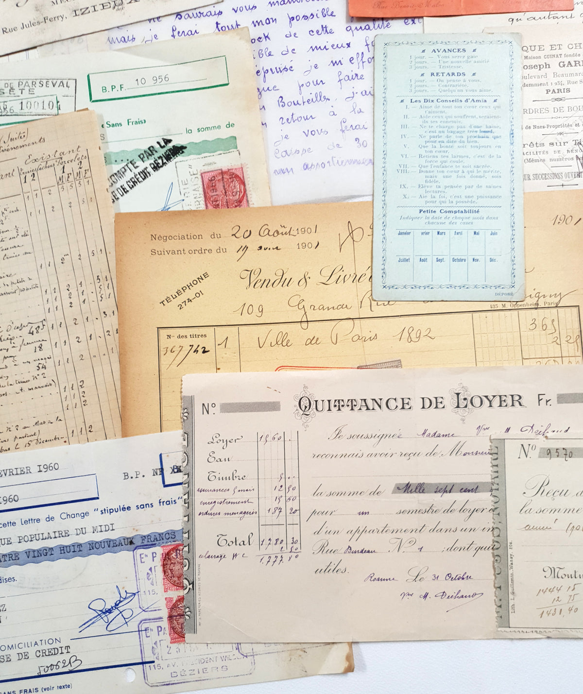 Authentic Vintage/Antique Document Pack - GA