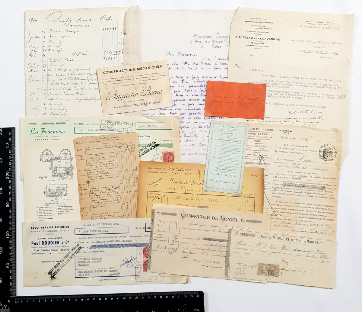 Authentic Vintage/Antique Document Pack - GA