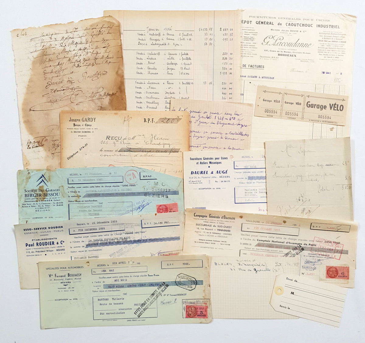 Authentic Vintage/Antique Document Pack - GB