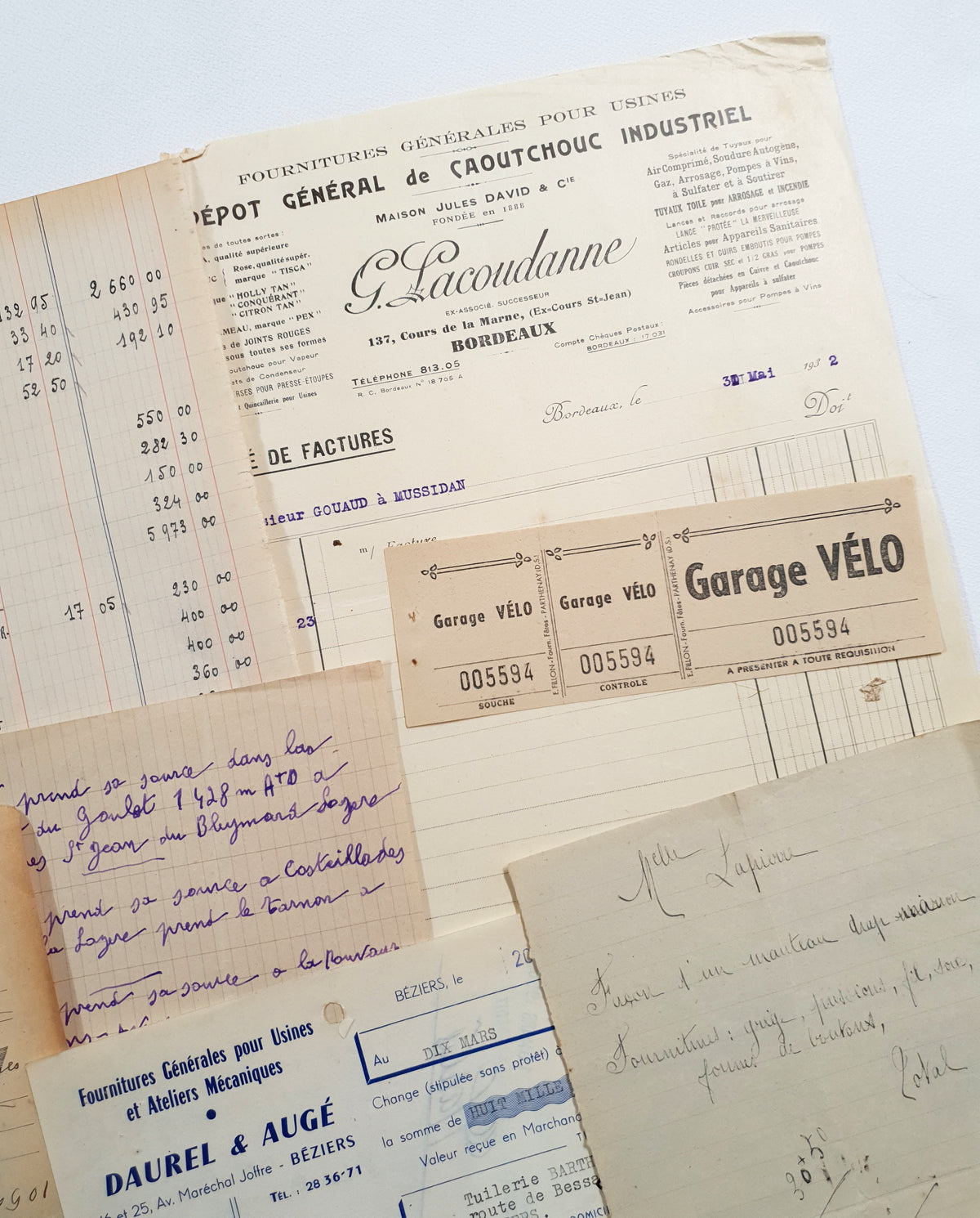Authentic Vintage/Antique Document Pack - GB