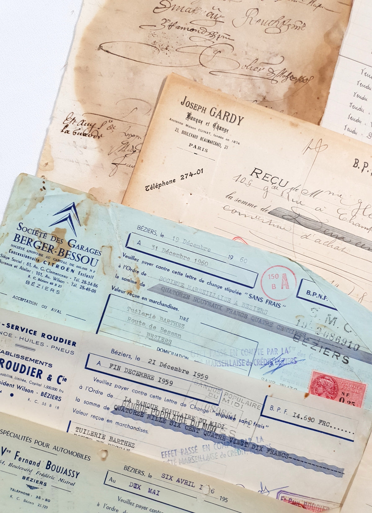 Authentic Vintage/Antique Document Pack - GB