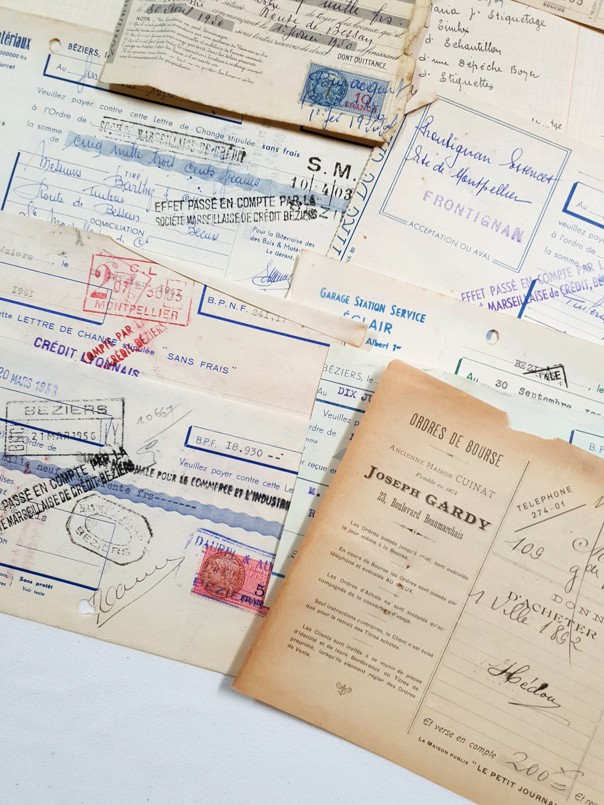 Authentic Vintage/Antique Document Pack - GC