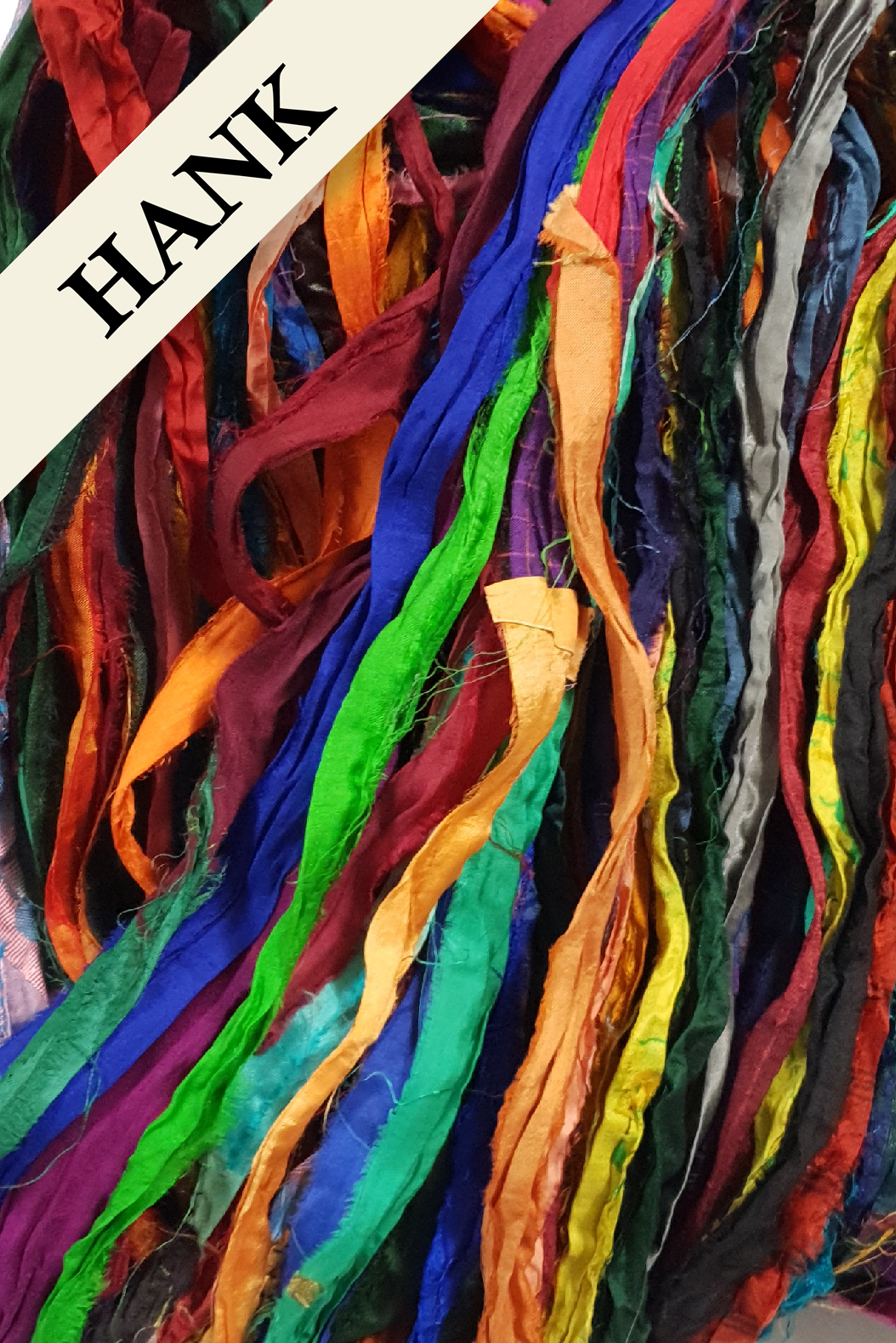 Reclaimed Sari Ribbon Hank - Unique - GG
