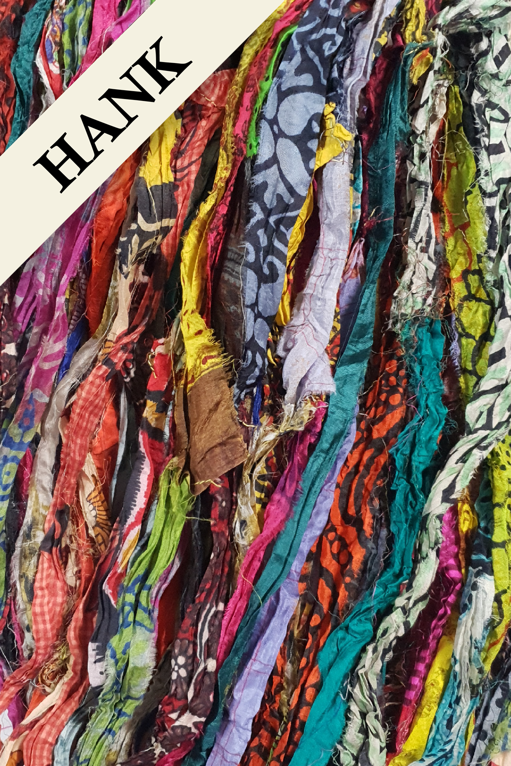 Reclaimed Sari Ribbon Hank - Unique - GI