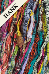 Reclaimed Sari Ribbon Hank - Unique - GI