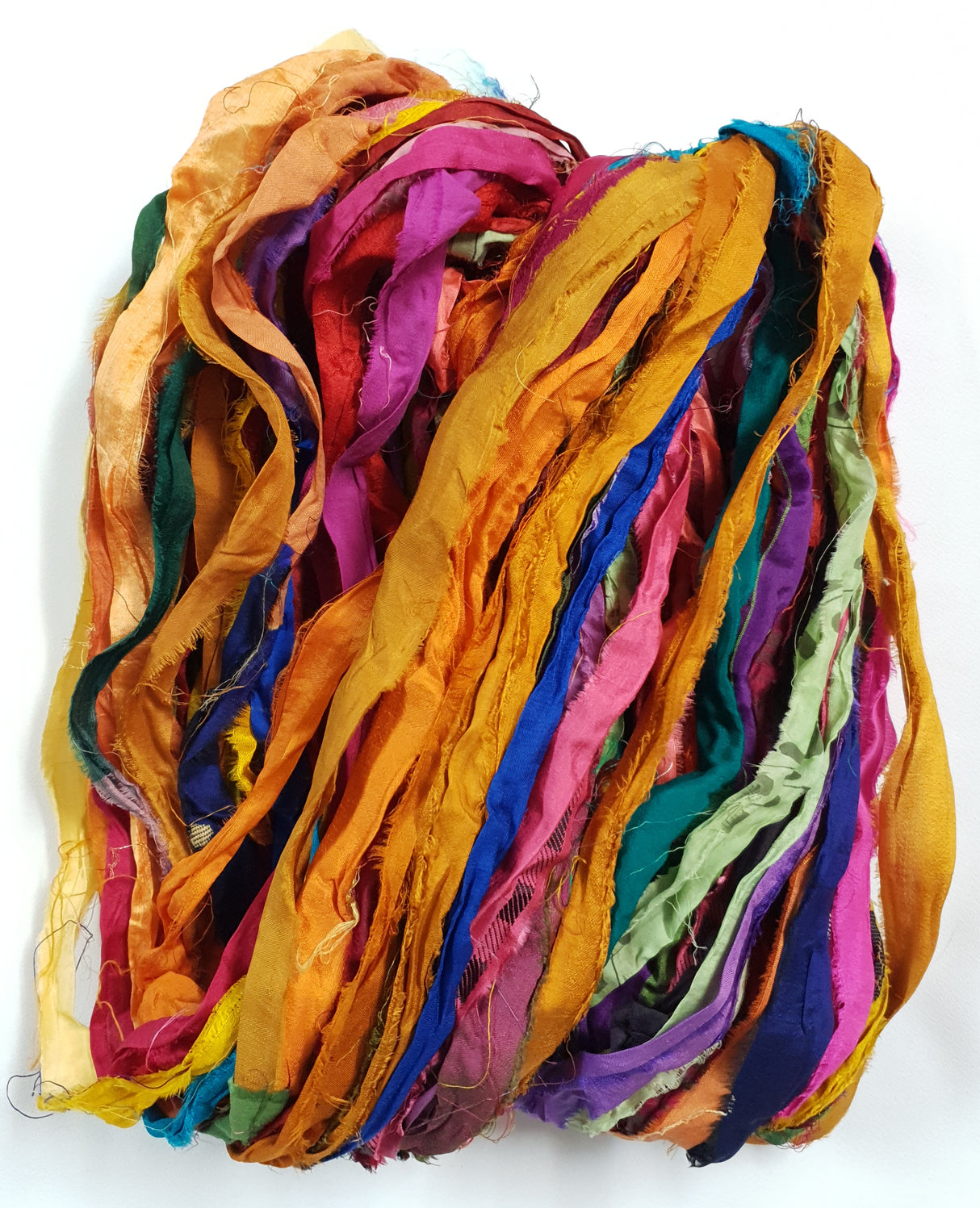Reclaimed Sari Ribbon Hank - Unique - GJ