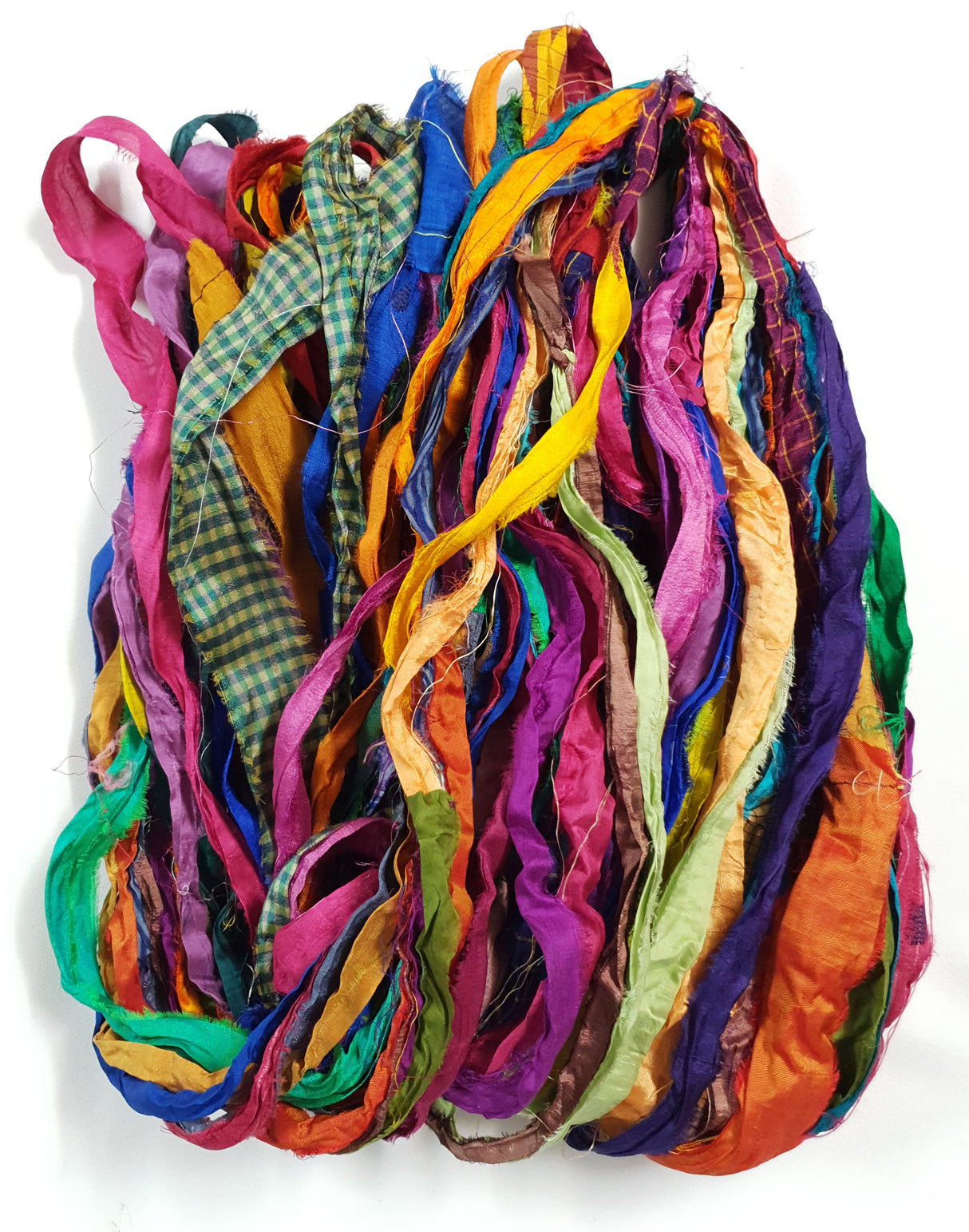 Reclaimed Sari Ribbon Hank - Unique - GN
