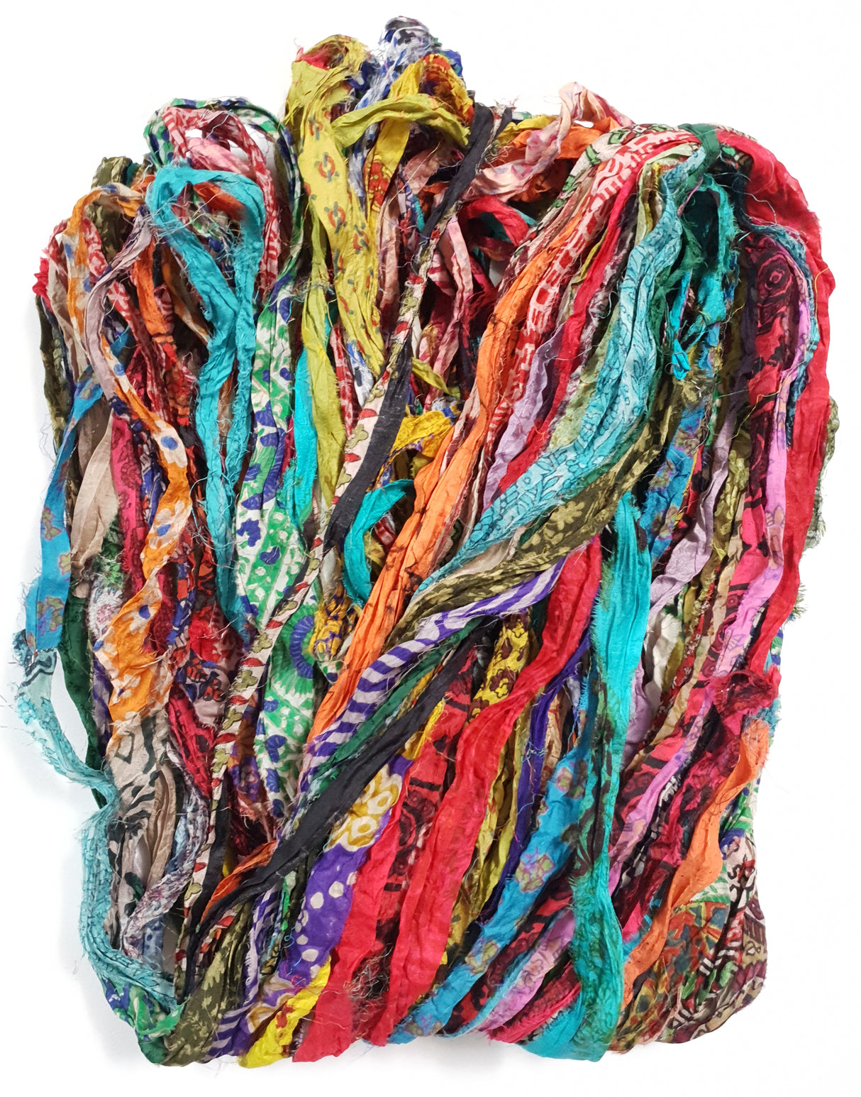 Reclaimed Sari Ribbon Hank - Unique - GO