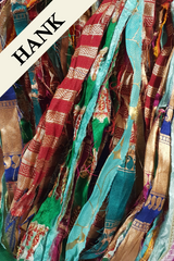 Reclaimed Sari Ribbon Hank - Unique - GP