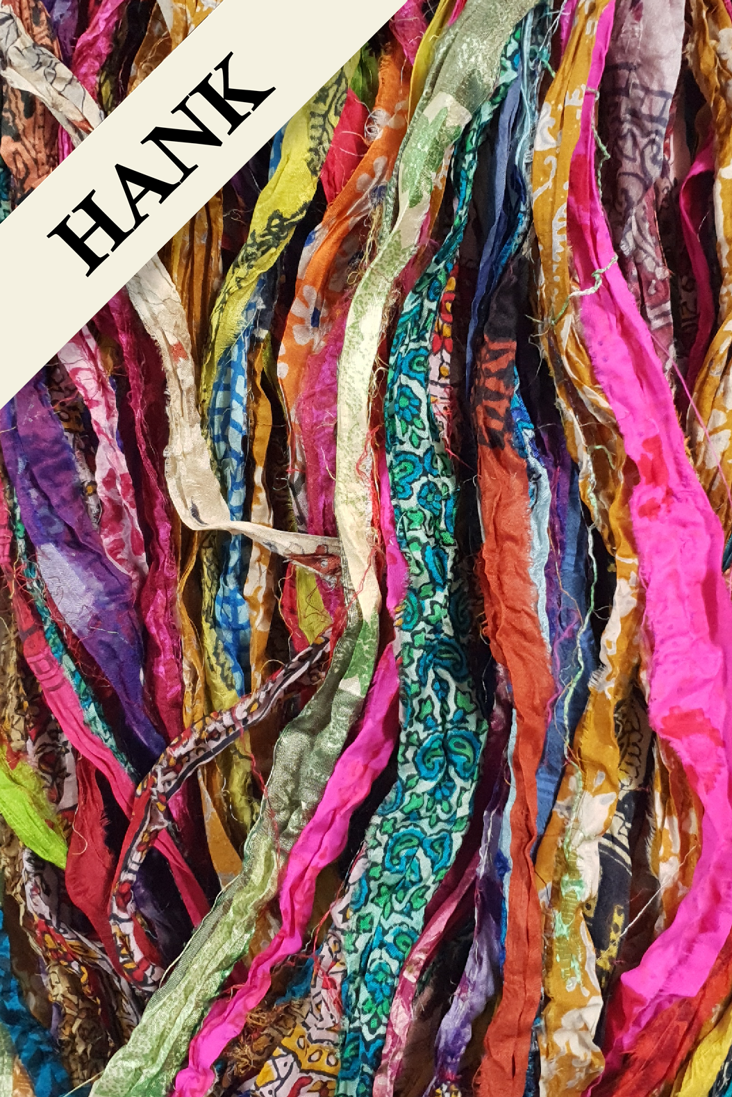 Reclaimed Sari Ribbon Hank - Unique - GR