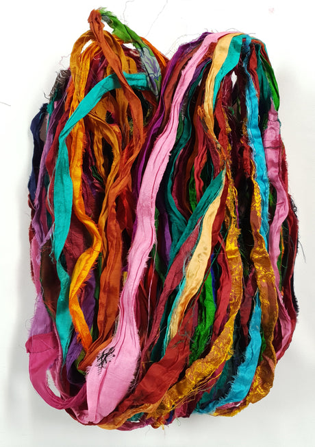 Reclaimed Sari Ribbon Hank - Unique - GT