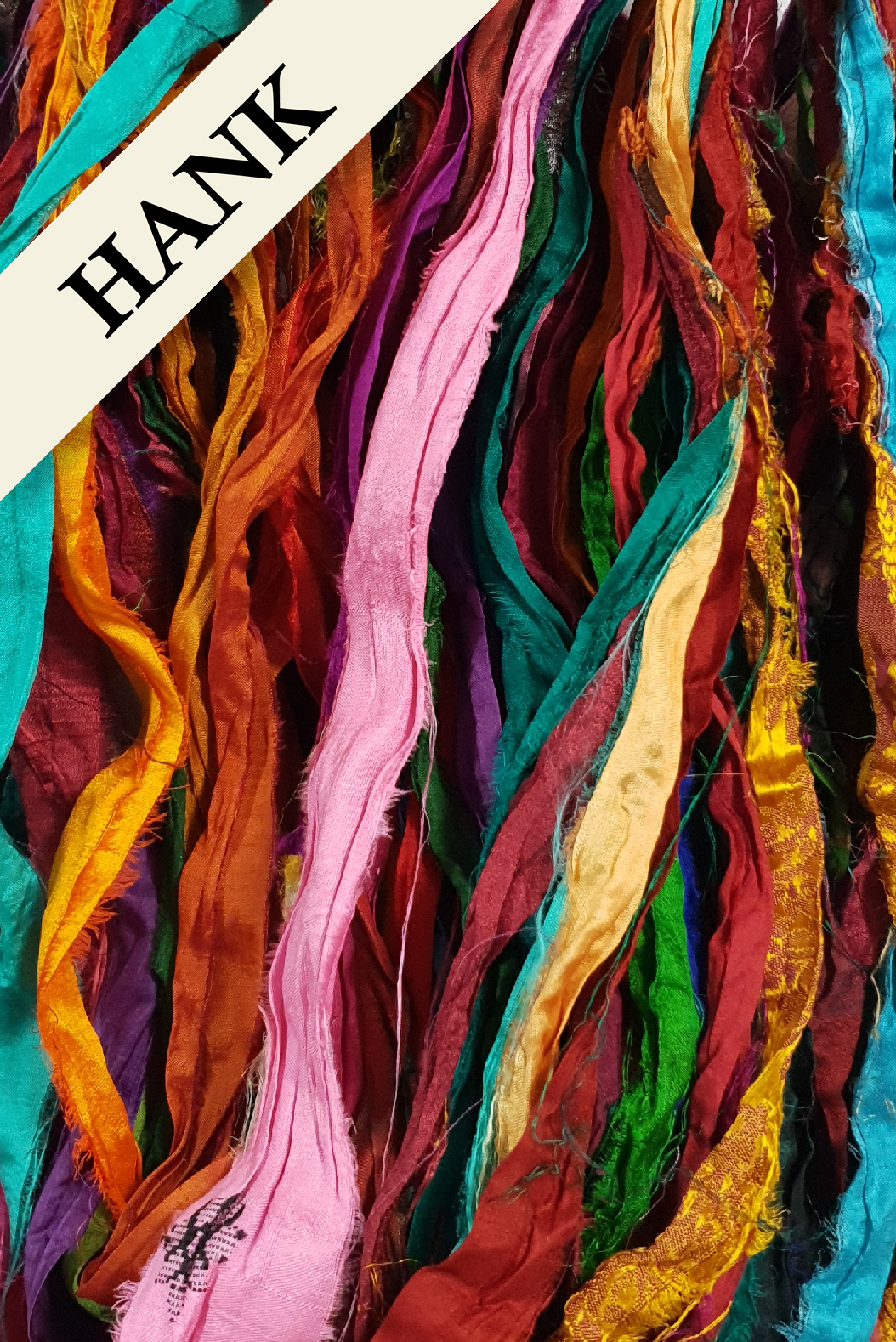 Reclaimed Sari Ribbon Hank - Unique - GT