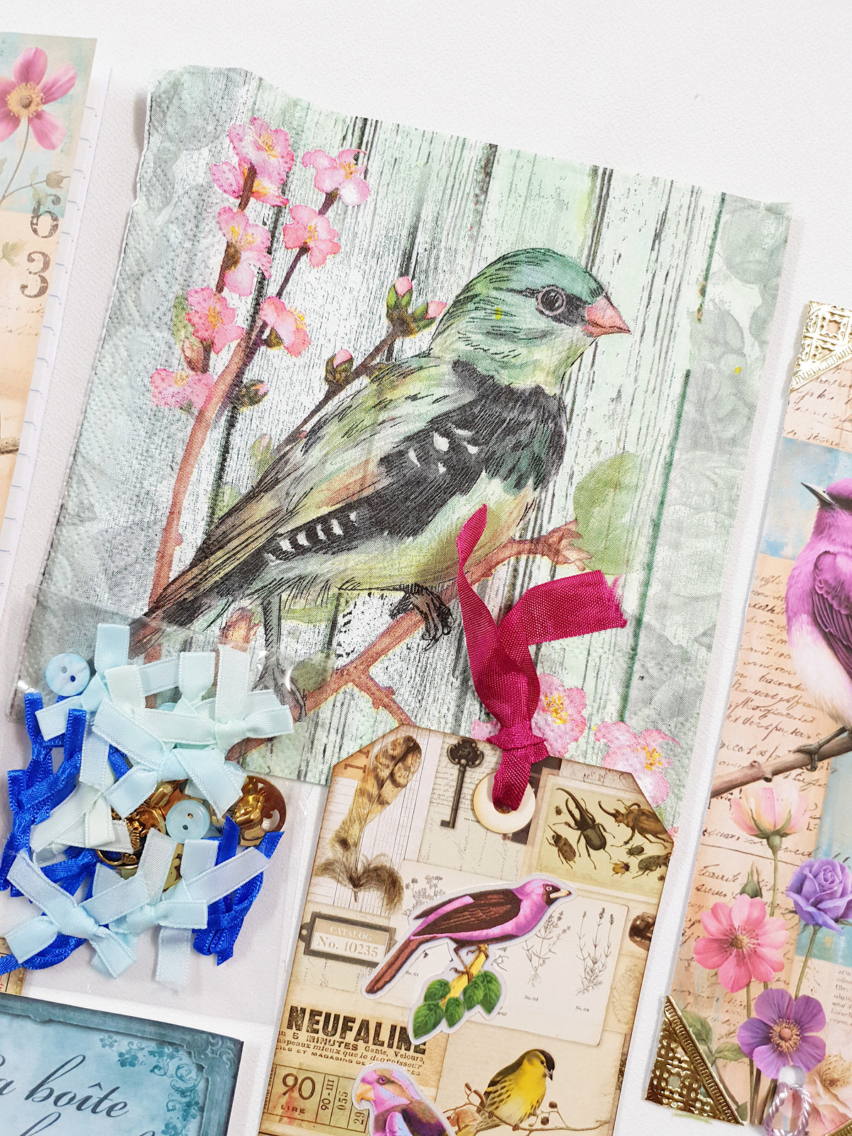 Motherloads Birds & Blooms - Handmade Journal & Ephemera Collection - HI