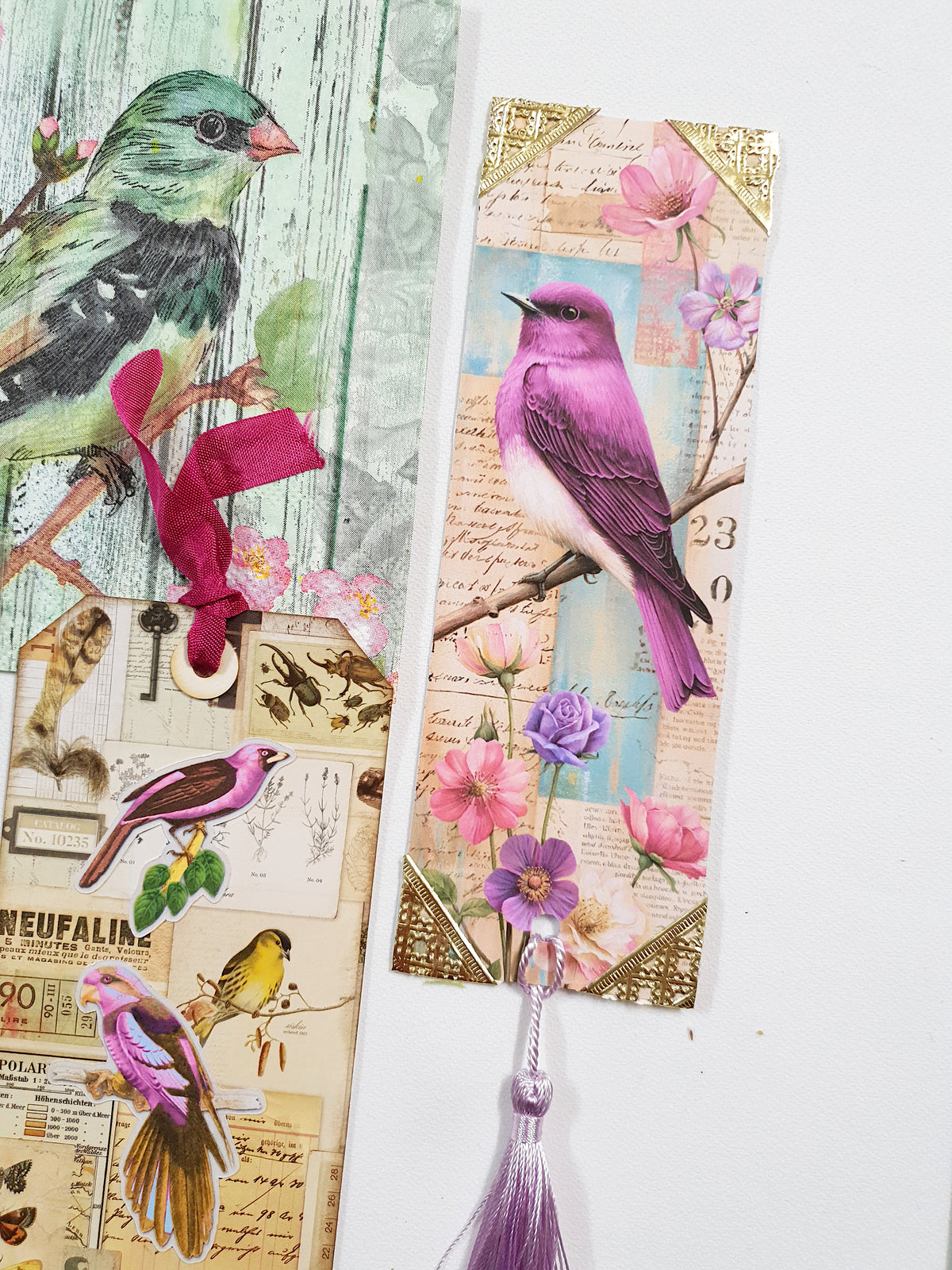 Motherloads Birds & Blooms - Handmade Journal & Ephemera Collection - HI