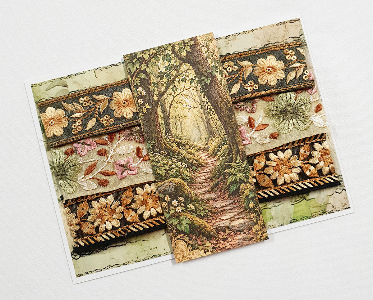 Assorted Embroidered Trim Pack - HJ