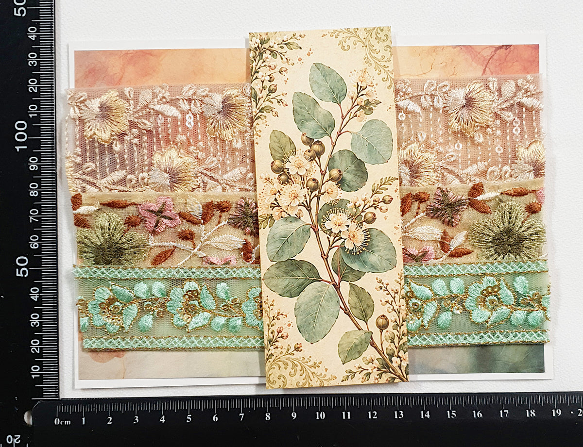 Assorted Embroidered Trim Pack - HR
