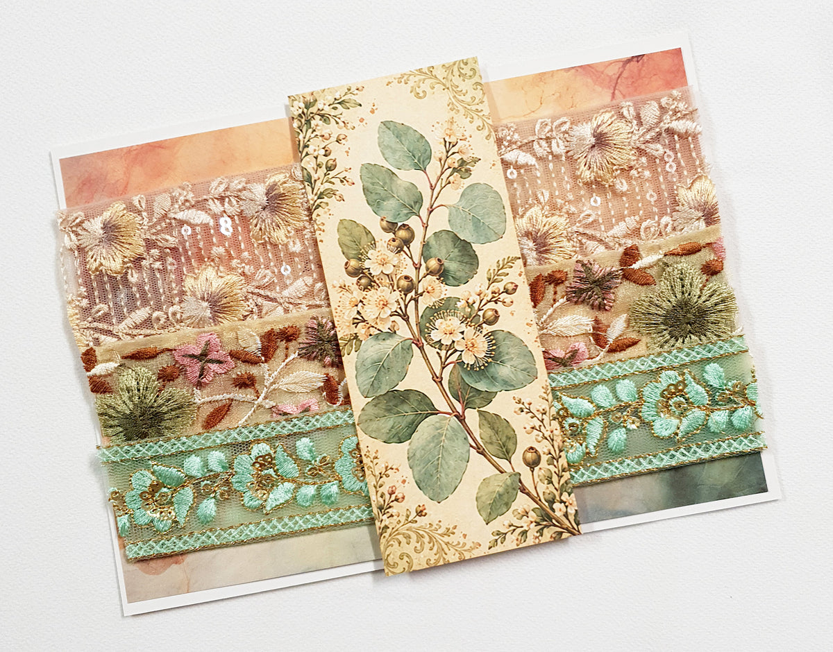 Assorted Embroidered Trim Pack - HR