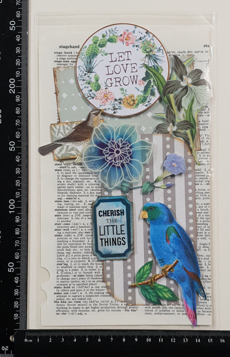 Motherloads Handmade Layered Embellishments Pack - HU