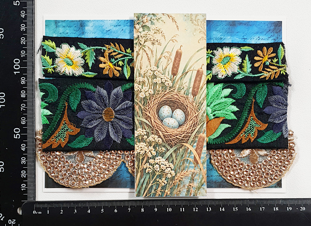 Assorted Embroidered Trim Pack - HZ