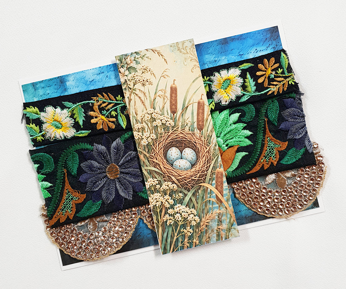 Assorted Embroidered Trim Pack - HZ
