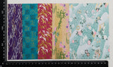 Hand Dyed Japanese Washi Papers - Set of 5 - Picked at Random