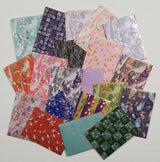 Hand Dyed Japanese Washi Papers - Set of 5 - Picked at Random