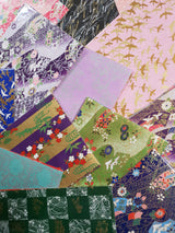 Hand Dyed Japanese Washi Papers - Set of 5 - Picked at Random