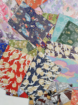 Hand Dyed Japanese Washi Papers - Set of 5 - Picked at Random