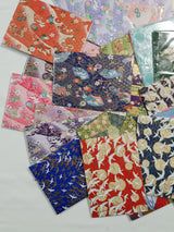 Hand Dyed Japanese Washi Papers - Set of 5 - Picked at Random