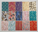 Hand Dyed Japanese Washi Papers - Set of 5 - Picked at Random