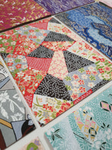 Hand Dyed Japanese Washi Papers - Set of 5 - Picked at Random