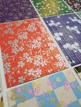 Hand Dyed Japanese Washi Papers - Set of 5 - Picked at Random