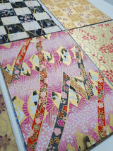 Hand Dyed Japanese Washi Papers - Set of 5 - Picked at Random