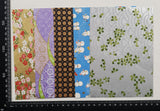 Hand Dyed Japanese Washi Papers - Set of 5 - Picked at Random