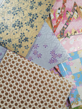 Hand Dyed Japanese Washi Papers - Set of 5 - Picked at Random