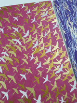 Hand Dyed Japanese Washi Papers - Set of 5 - Picked at Random