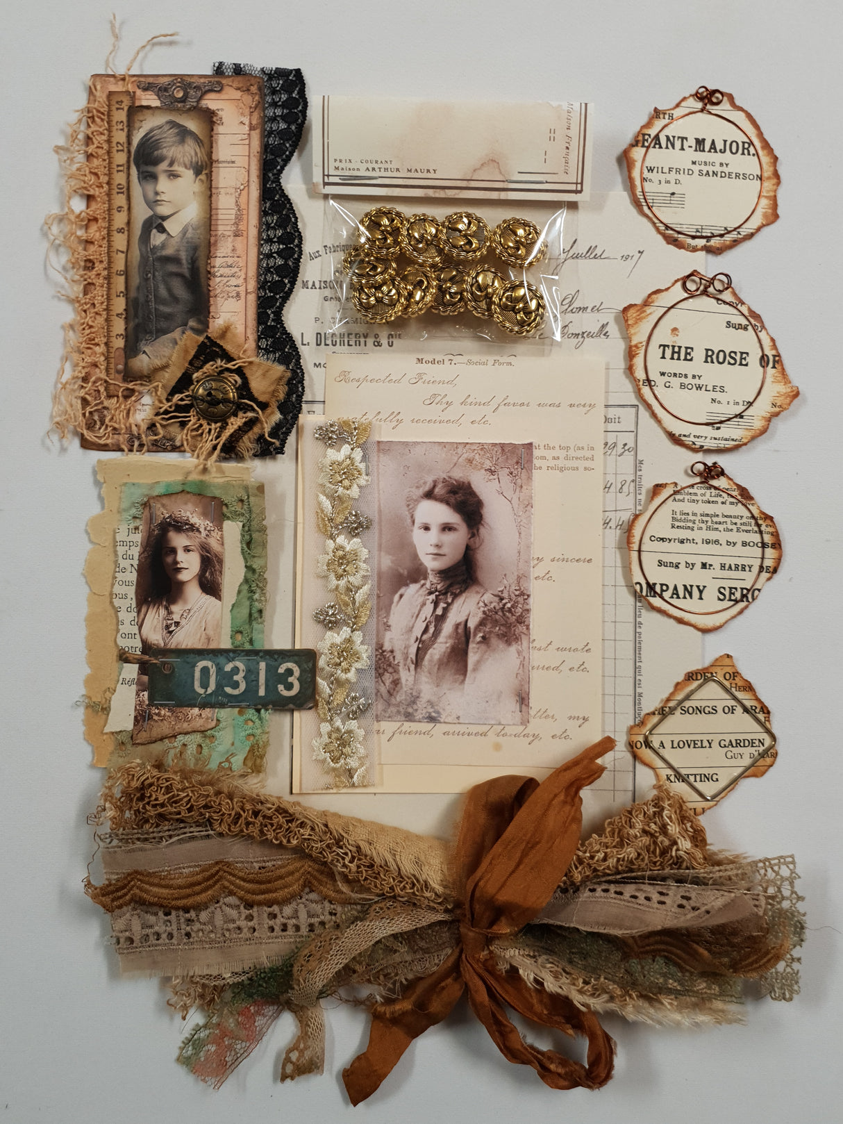 Motherloads Collection of Handmade Goodies & Ephemera - EY