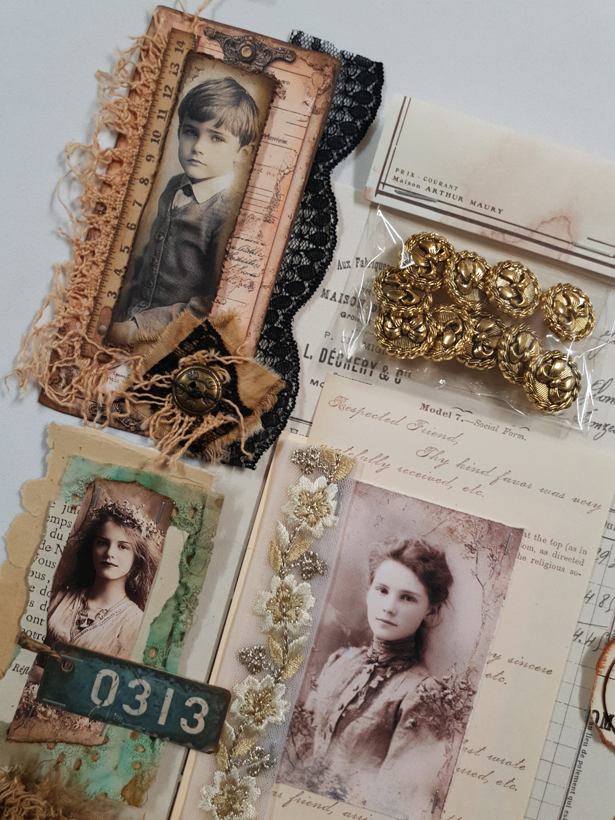 Motherloads Collection of Handmade Goodies & Ephemera - EY