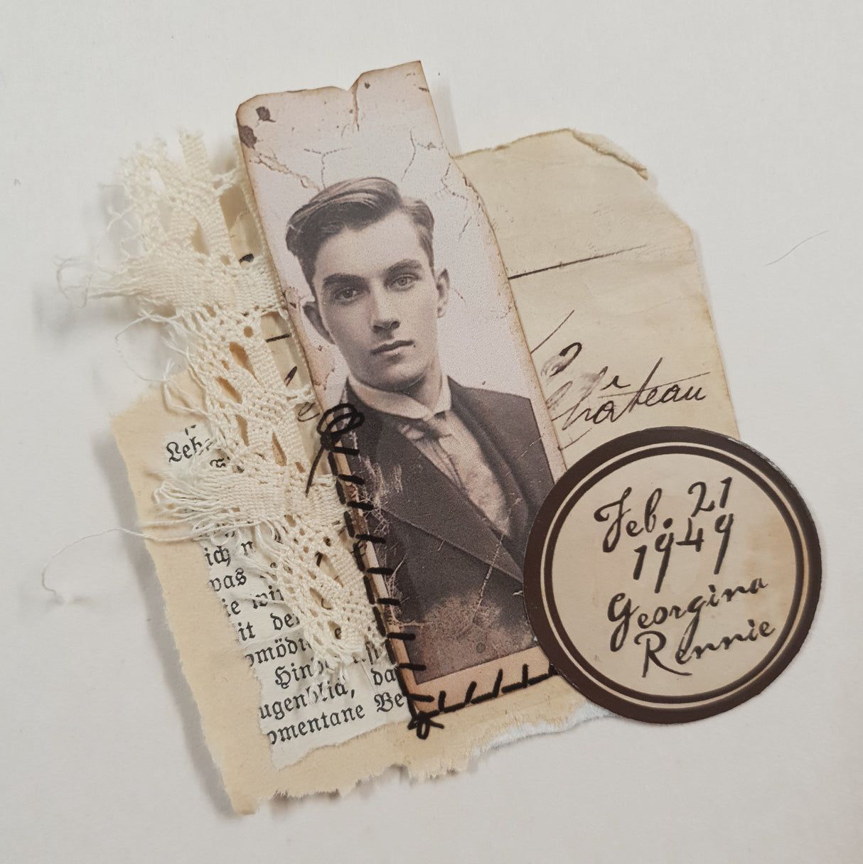 Handmade Embellishment - XZ - Picked at Random