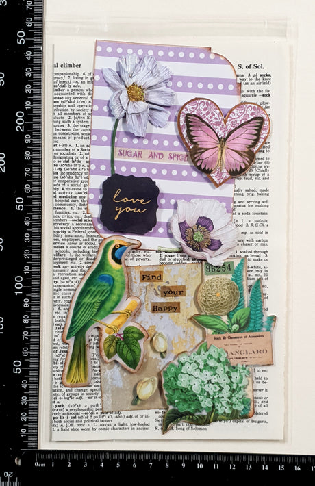Motherloads Handmade Layered Embellishments Pack - IA