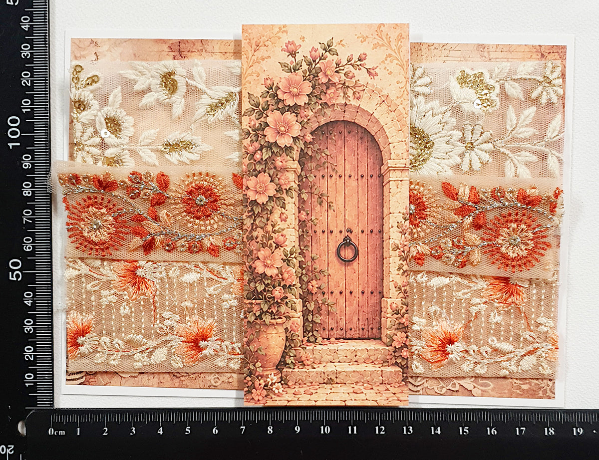 Assorted Embroidered Trim Pack - II