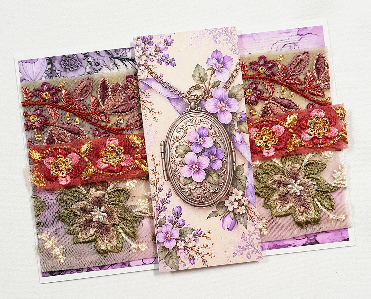Assorted Embroidered Trim Pack - IM
