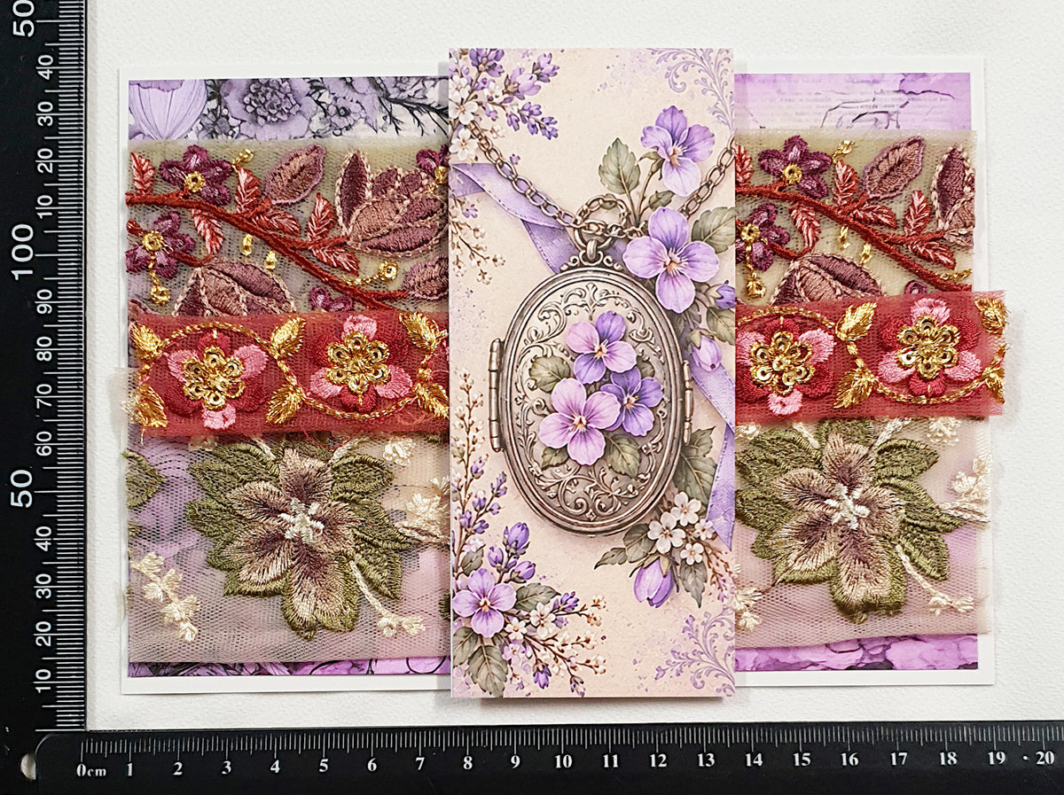 Assorted Embroidered Trim Pack - IM