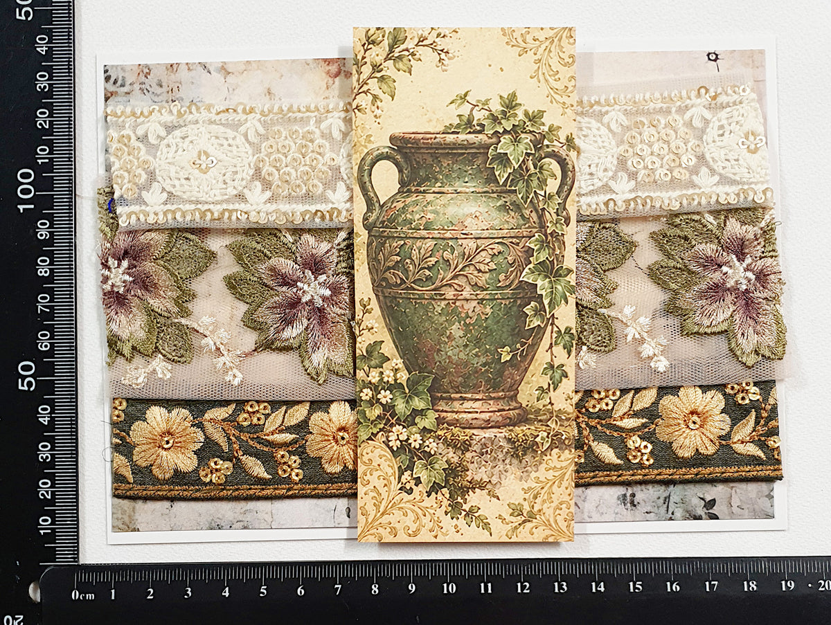Assorted Embroidered Trim Pack - IR